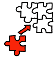 Ein Puzzle als Metapher für Job Crafting.